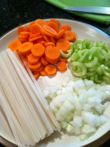 Chicken noodle soup ingredients